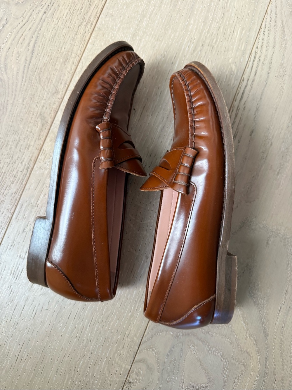 J. Crew Winona penny loafers in spazzolato leather - Picture 10 of 10